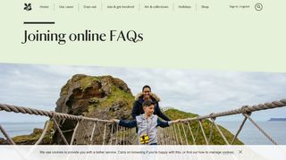 Join National Trust online FAQs | National Trust