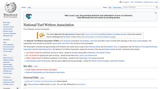 National Turf Writers Association - Wikipedia