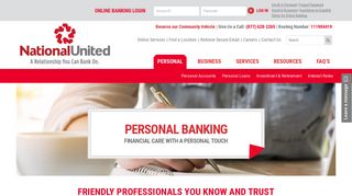 Personal Banking | National United Bank