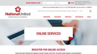 Online Services | National United Bank