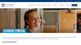 Student Portal: An information service for National University's students