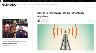 How to Get Practically Free Wi-Fi Practically Anywhere - Gizmodo