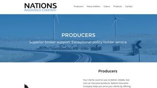 Producers - Home - Nations Insurance Company