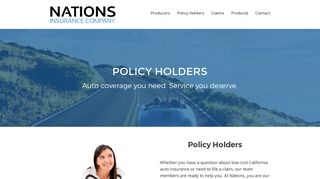 Policy Holders - Home - Nations Insurance Company