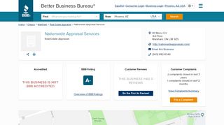 Nationwide Appraisal Services | Better Business Bureau® Profile