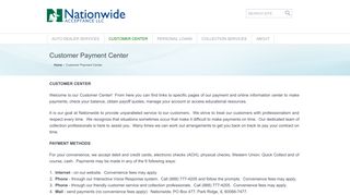 Customer Payment Center | Nationwide - nac-loans.com