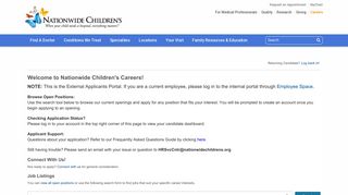 Career Opportunities :: Nationwide Children's Hospital :: Welcome to ...