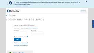 Login for Business Insurance | Nationwide.com