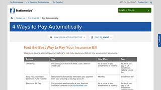 Make an Insurance Payment Online | Automatic ... - Nationwide