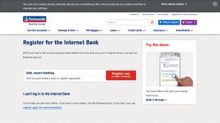 Register for Internet Banking | Nationwide