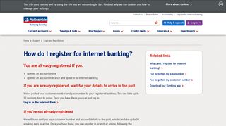 How to register for online banking | Nationwide