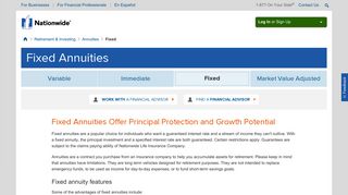 Fixed Annuities | Nationwide.com