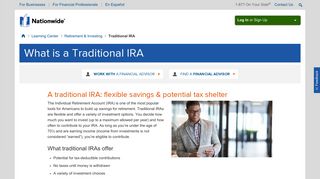 Traditional IRAs – Nationwide