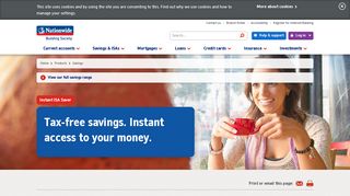 Our Instant ISA Saver | Nationwide