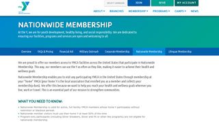 Membership - Nationwide Membership | YMCA of Greater Providence