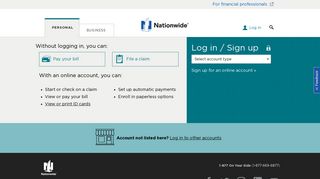 Log in for Insurance & Investments – Nationwide