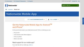 Nationwide Mobile Insurance App
