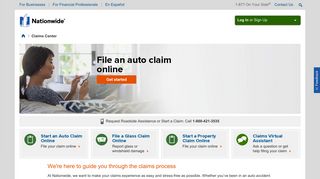 File an Insurance Claim with Nationwide
