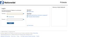 NetBenefits Login Page - Nationwide - Fidelity Investments