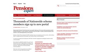 Thousands of Nationwide scheme members sign up to new portal ...