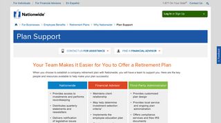 Retirement Plan Support | Nationwide.com