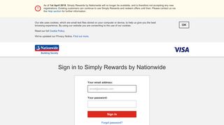 Sign in - Simply Rewards by Nationwide