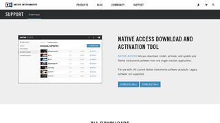 Downloads | Support - Native Instruments