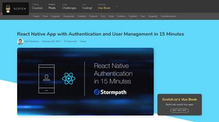 React Native App with Authentication and User Management in 15 ...