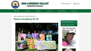 Nature Academy (6–8) - Programs - San Lorenzo Valley Charter School