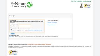 User Login - The Nature Conservancy