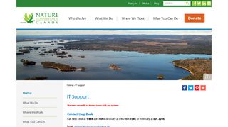 NCC: IT Support - Nature Conservancy of Canada