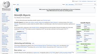 Scientific Reports - Wikipedia