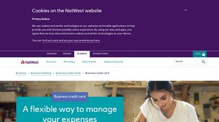 Business credit card | NatWest business banking