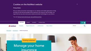 Home insurance claims - NatWest