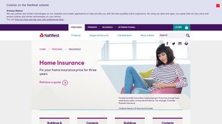 Home Insurance, House Insurance Quotes - NatWest