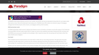 NatWest Intermediary Solutions - Paradigm Mortgage Services
