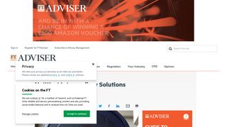 NatWest Intermediary Solutions unveils new website - FTAdviser.com