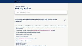 How can I book theatre tickets through the Black Ticket Service ...