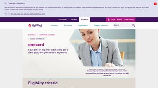onecard - NatWest business bank