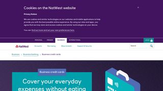 Business credit cards | NatWest business banking