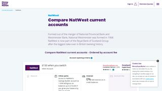 NatWest Current Accounts | MoneySupermarket.com