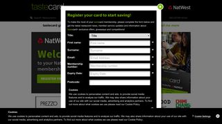 Natwest tastecard | Get Started With Your Free Card Now