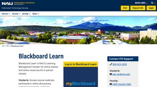 NAU - ITS - Missing Course in Blackboard Learn