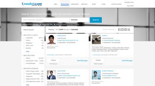 Recruiters in Hyderabad - Placement Consultants in ... - Naukri.com