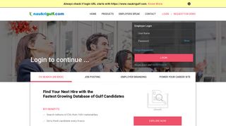 Employer Login - Recruiter Login - Naukrigulf