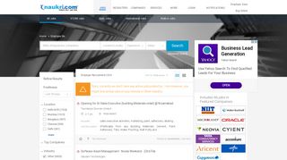 Employer Careers - Jobs in Employer - Naukri.com