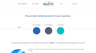 NauSYS - charter booking & management system