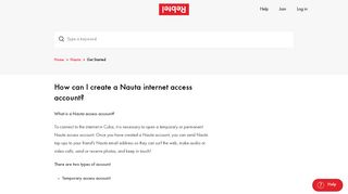 How can I create a Nauta internet access account? - Rebtel.com