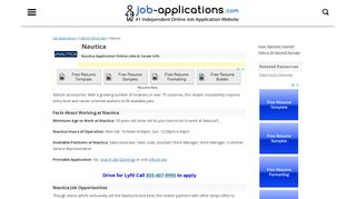 Nautica Application, Jobs & Careers Online - Job-Applications.com