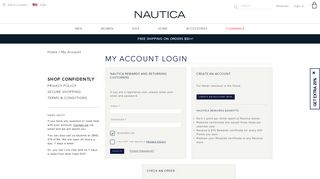 My Nautica Account Login